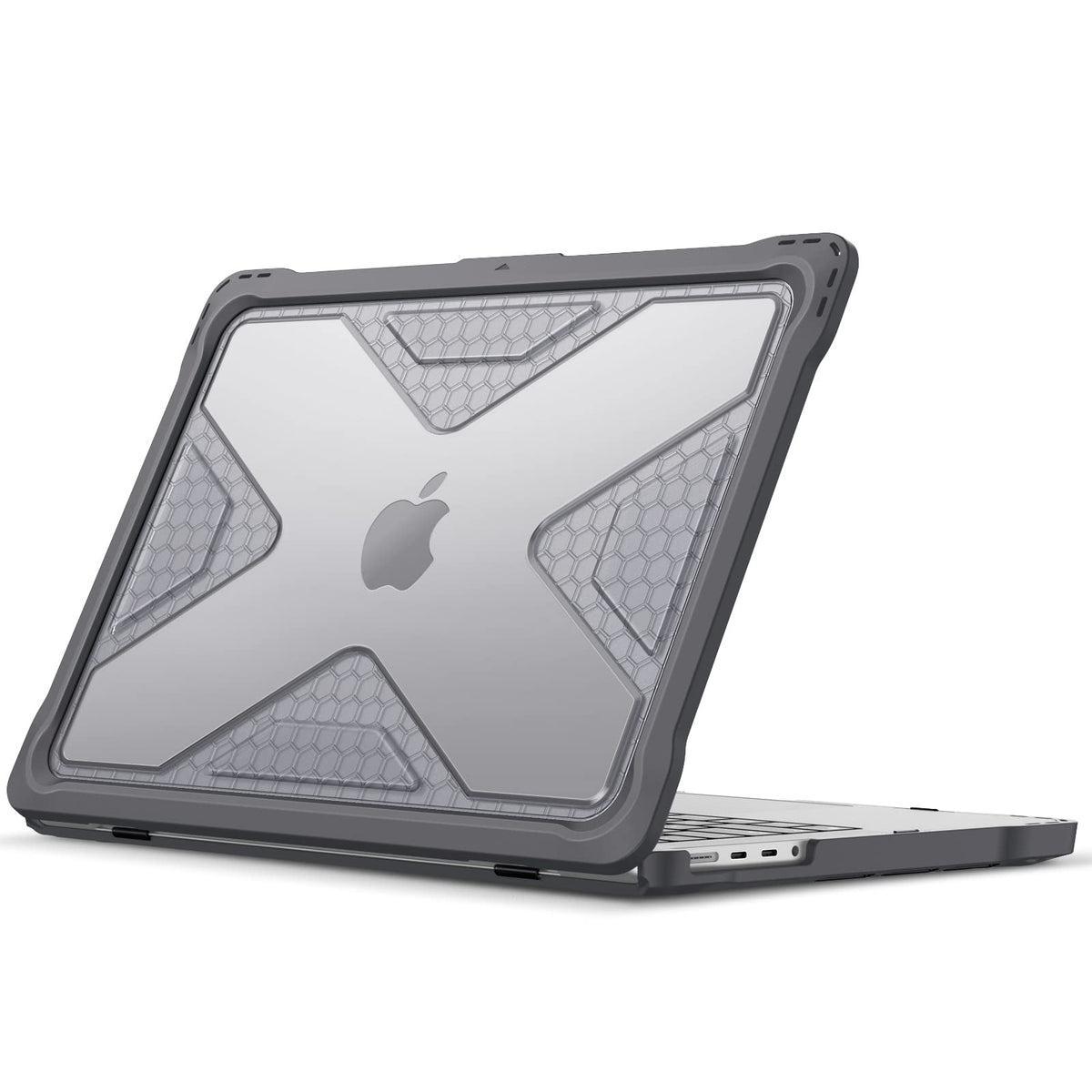 Fintie Rugged Case for MacBook Pro 14 Inch, Gray