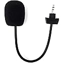 TNE Replacement 2.5mm Microphone Boom Game Mic for PDP Afterglow AG9 Legendary Collection Sound of Justice AG 9+ Armored Wireless Xbox One PS4