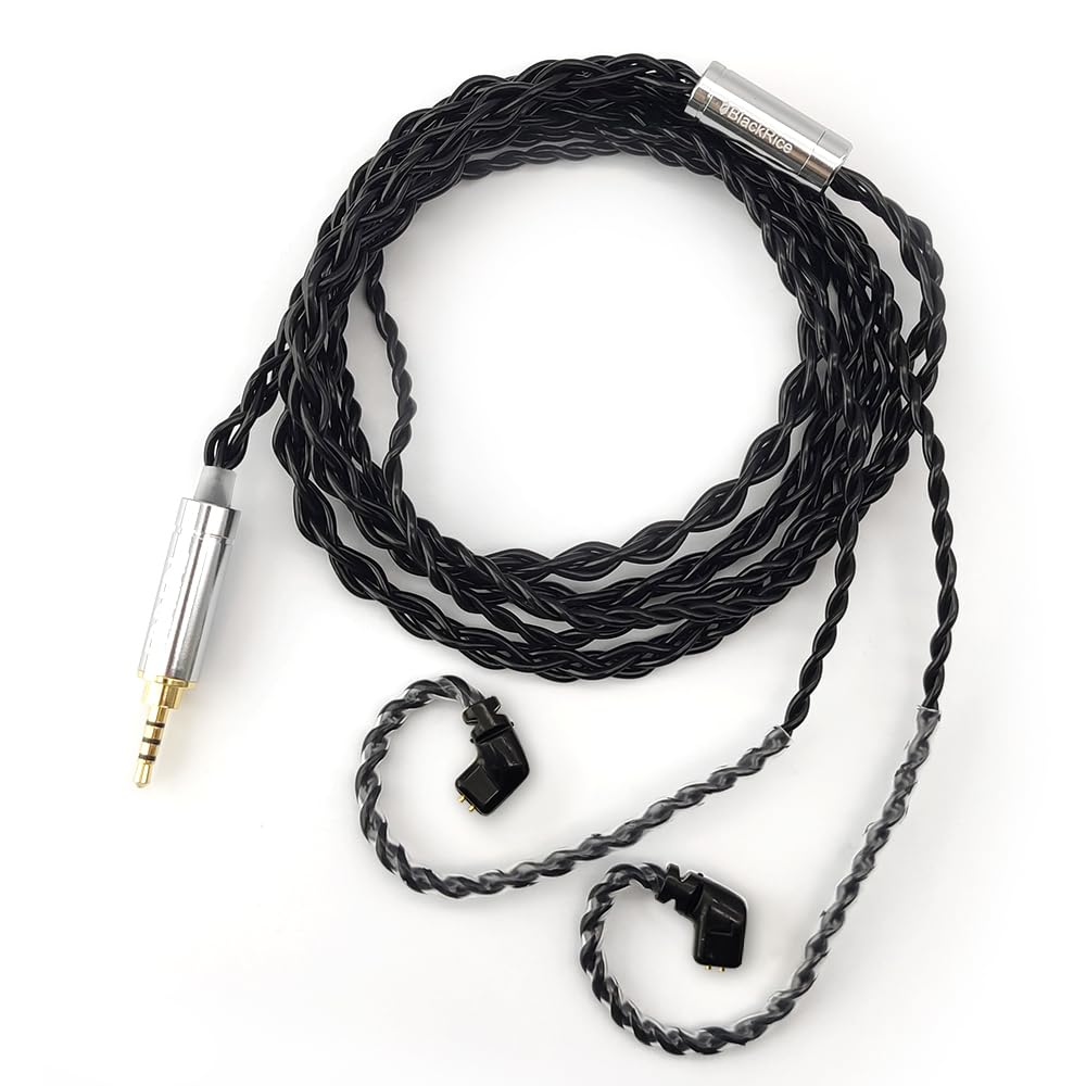FAAEAL KZ ZSN PRO Earphone Cable Zinc Copper Alloy Oil Soaked HiFi Headphone Wire QDC Earbuds Upgrade Line 2.5mm Headset Replacement Cable for KZ…
