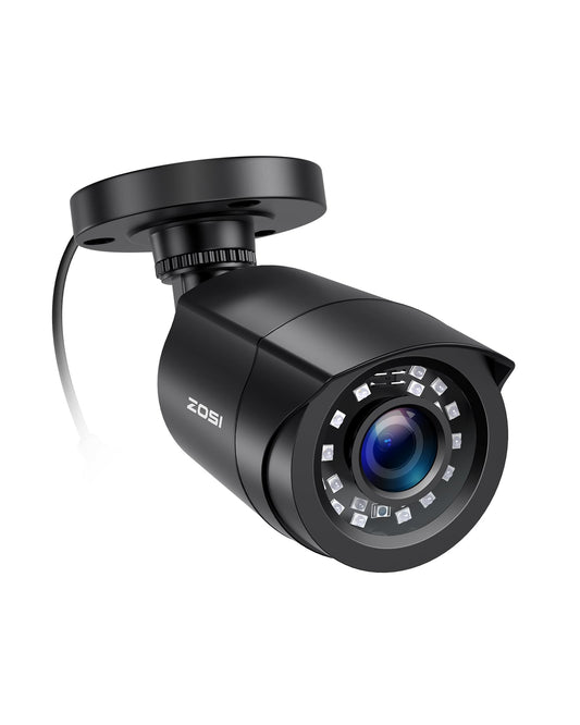 ZOSI 2.0MP 1080p 1920TVL Outdoor Indoor Security Camera,Hybrid 4-in-1 TVI/CVI/AHD/CVBS CCTV Camera,80ft IR Night Vision Weatherproof