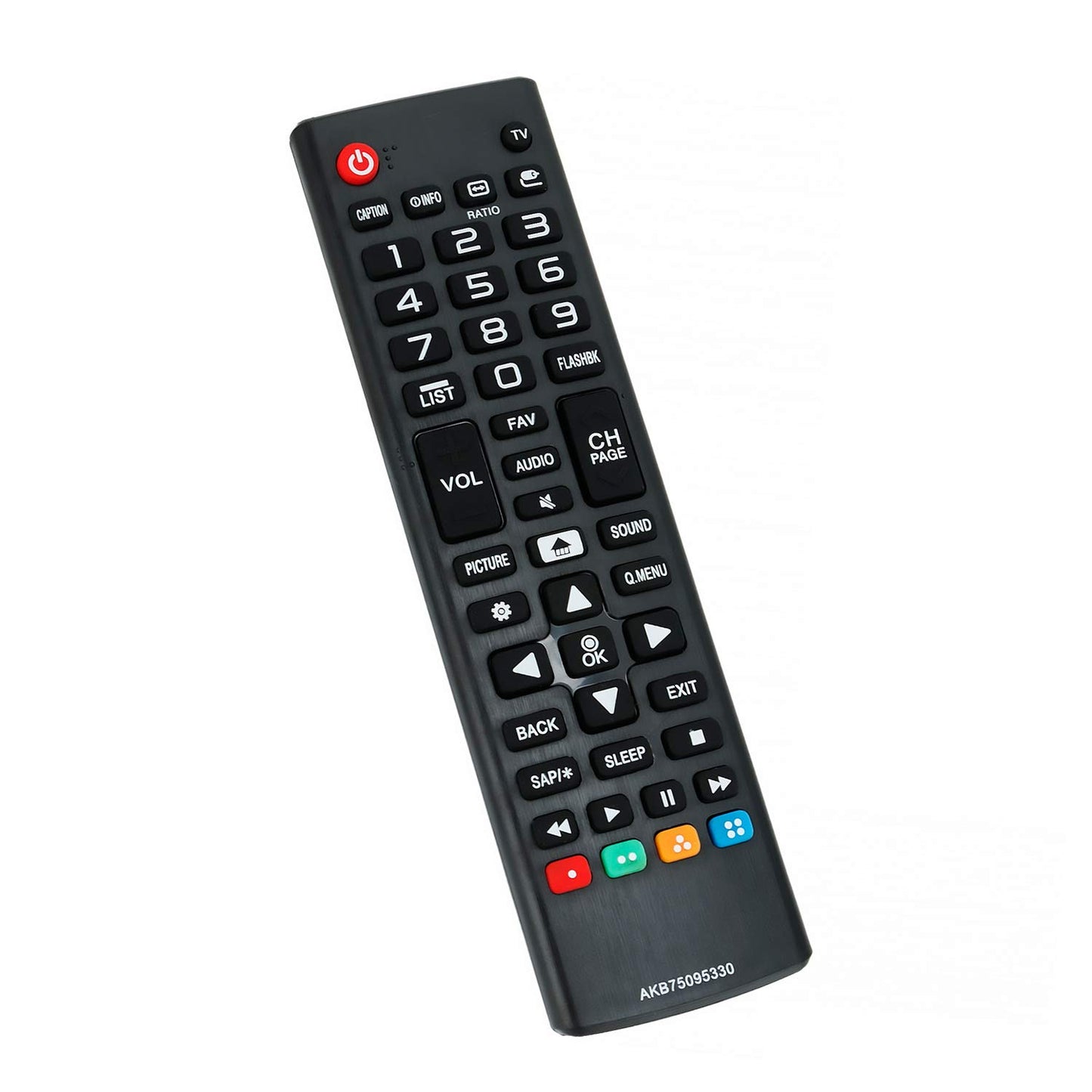 AKB75095330 Replacement Remote Control Applicable for LG TV 24LH4830 43LJ5000 32LJ500B 43LJ500M 28LJ400B 28MT42DF 24LH4830-PU 28LJ430B AKB75095376