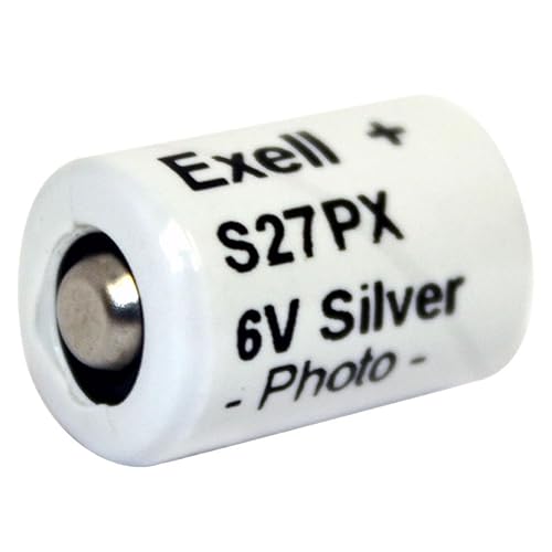 Exell S27PX 6V Silver Oxide Battery 4AG13, 4LR43, 4NR43, EPX27, HS3C, KX27, PX27, PX27A, RPX27A, S27PX, V27PX