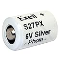 Exell S27PX 6V Silver Oxide Battery 4AG13, 4LR43, 4NR43, EPX27, HS3C, KX27, PX27, PX27A, RPX27A, S27PX, V27PX