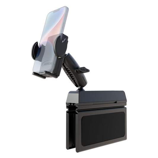 ARKON Mounts Car Console Wedge Phone Mount and Holder | Universal Fit | 360° Adjustable Viewing Angle | Compatible with iPhone, Galaxy, Note, Pixel