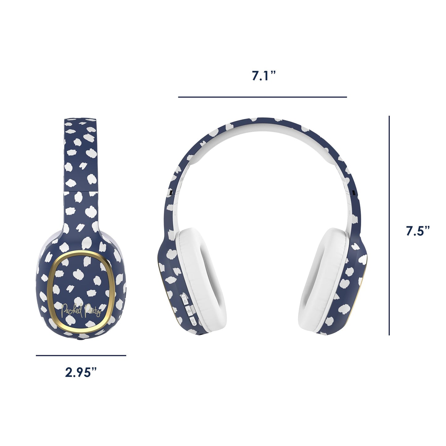 Packed Party Spot On Bluetooth Wireless Headphones by DP Audio