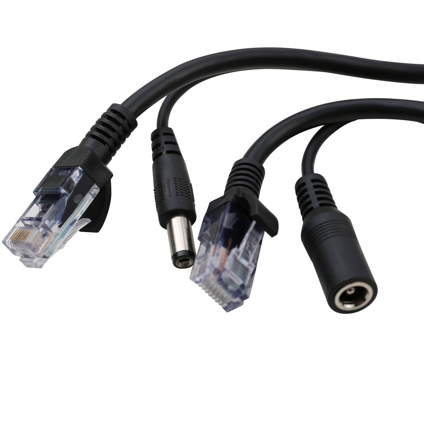 UHPPOTE PoE Splitter Injector Adapter Power Over 4 Cores Ethernet 100M Network UTP