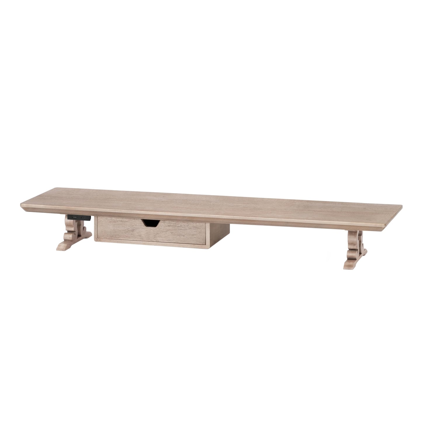 Anji Mountain Monitor Stand - Desktop Organizer & Laptop Riser, Ergonomic Monitor Riser, Space-Saving Monitor Stand for Desk, Durable Construction
