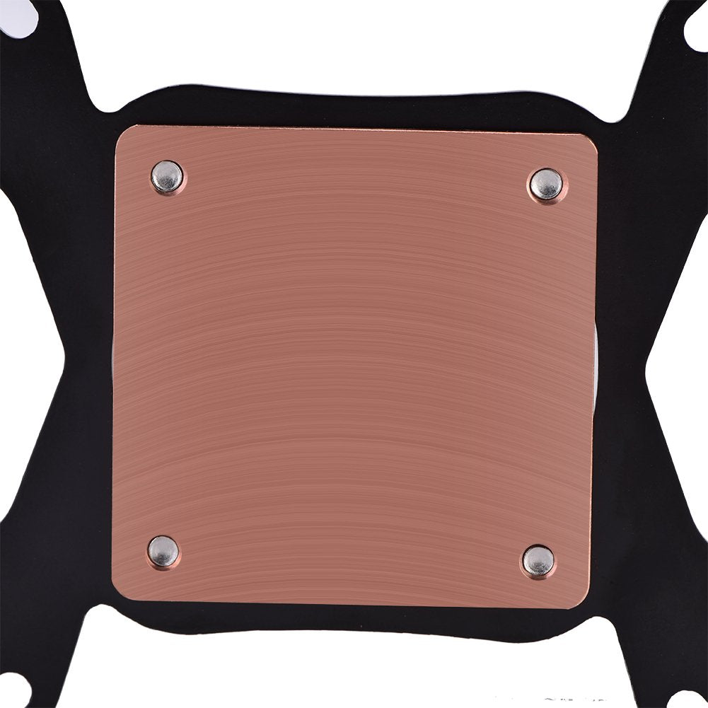 CPU Water Cooling Block, Waterblock Liquid Cooler 50mm Copper Base for/AMD