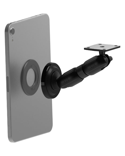 Scosche MXMSAMPS2HD MagicMount Pro Heavy Duty Dashboard Cell Phone Holder/Tablet Mount for Truck, Semi & Car, Magnetic Dash Mount with AMPS Plate