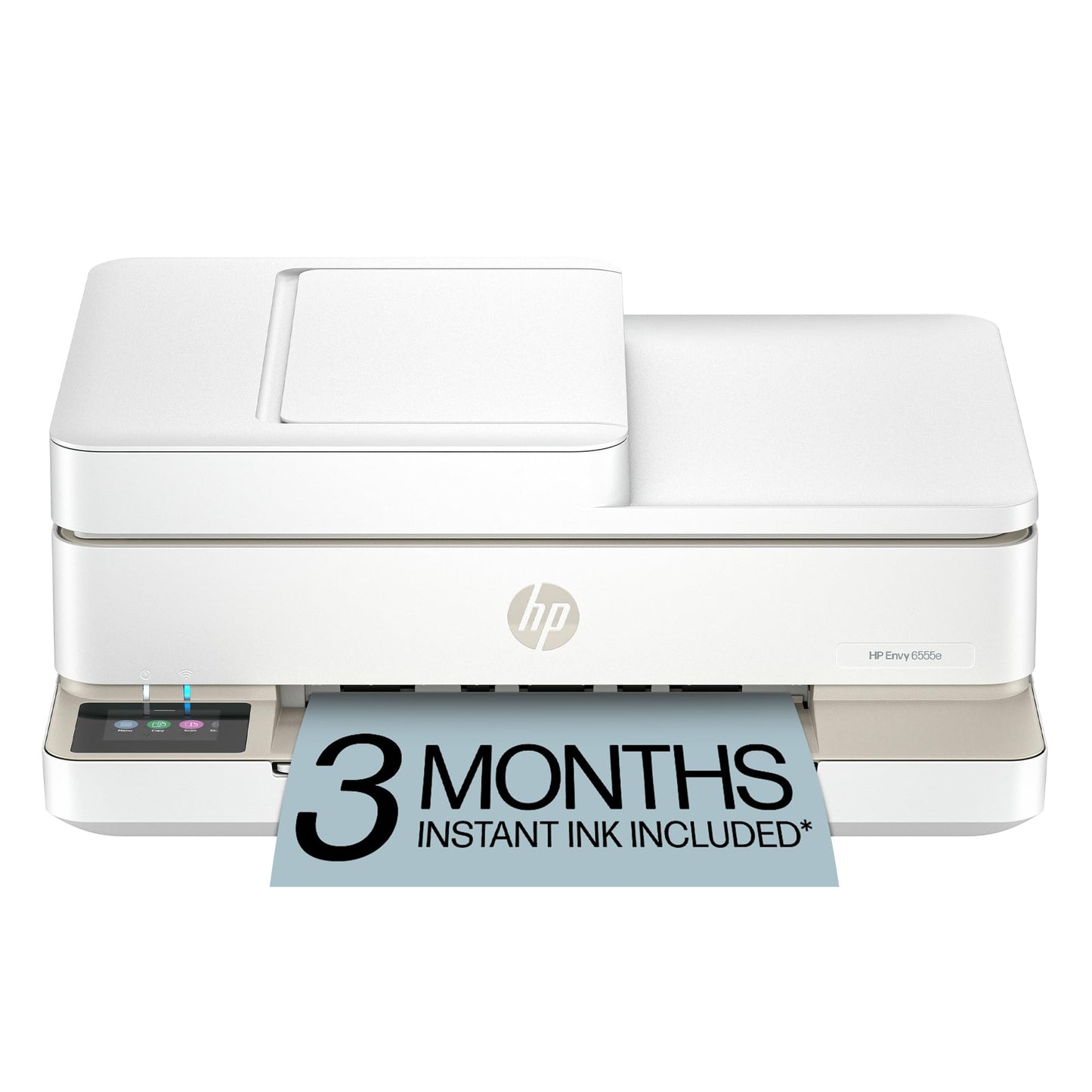 HP Envy 6555e Wireless All-in-One Color Inkjet Printer, Portobello, Print, scan, copy, Duplex printing Best-for-home, 3 month Instant Ink trial