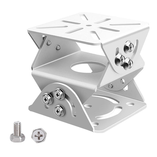 GledeYeTec CCTV Security Camera 3D Joint Mount, Aluminum Alloy Universal Joint Bracket Surveillance Security Camera Base Bracket for PTZ Dome