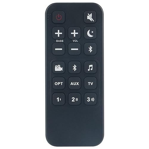 New - RE62141 Replace Remote Control Compatible with Polk Audio Sound Bar Signa S1 S2 S3RE6214-1 RE62141 Soundbar
