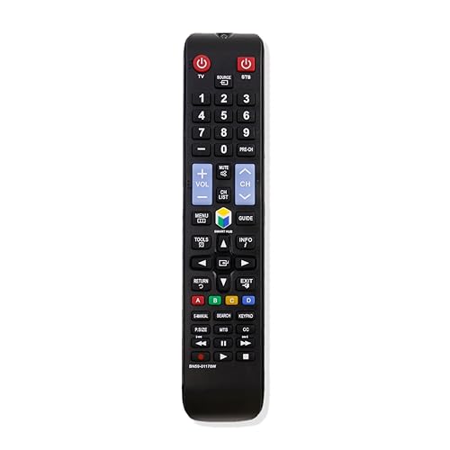 BN59-01178W Replace Remote Control Work for Samsung Smart TVs BN5901178W UN40H5201AF UN60H6203 UN60H6203AF UN60H6203AFX UN60H6203AFXZA UN40H6203