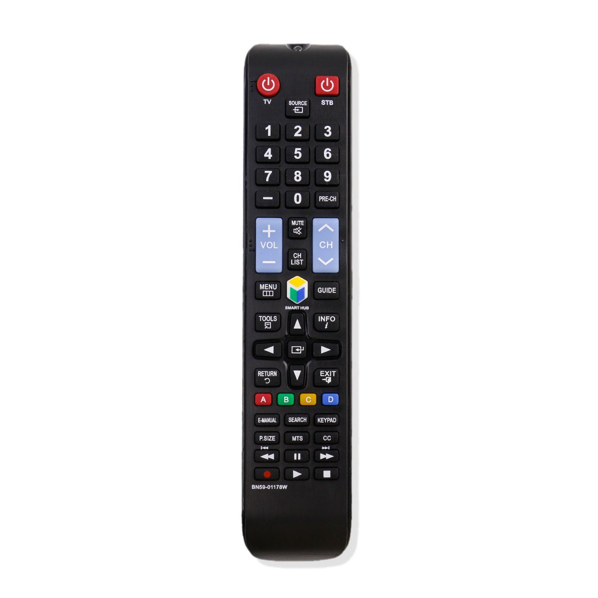 BN59-01178W Replace Remote Control Work for Samsung Smart TVs BN5901178W UN40H5201AF UN60H6203 UN60H6203AF UN60H6203AFX UN60H6203AFXZA UN40H6203