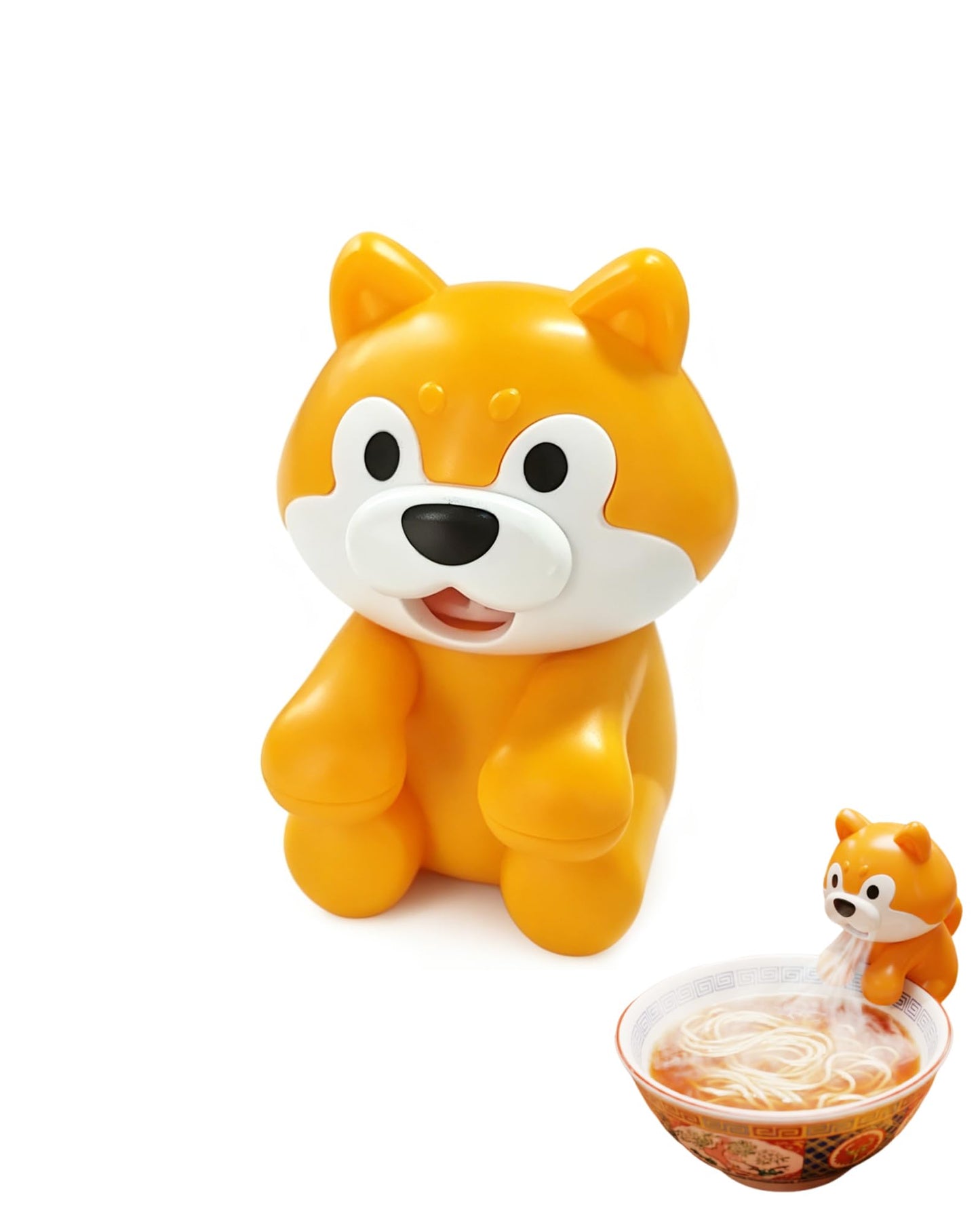 Clip-On Mini Fan for Cup & Bowl - Dog-Shaped Air-Blowing Cooling Attachment