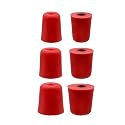 Klowcok Memory Foam Replacement Ear Tips for Etymotic, Walker's,ISOtunes PRO,Westone, Shure,Elgin,Plugfones Earbuds, Comfort Fit, Red, 3Pairs