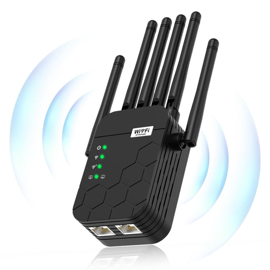 2026 WiFi Extender Signal Booster, Dual Band 5.8GHz&2.4GHz, 6X Faster, WiFi Booster Covers Up to 13880 Sq.ft, WiFi Repeater 1.2Gbps with Ethernet