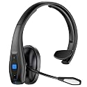 Conambo Trucker Bluetooth Headset - 60Hrs Worktime Trucker headset with CVC8.0 Dual Mic Noise Cancelling, Mute Button, Upgraded Comfort and Durability