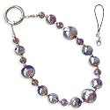 TOBLEEY Beaded Charms Strap, Crystal Bracelet Wrist Lanyard, Cute Phone Key Chain, Case Accessories for Camera Wallet AirPods Beaded Phone Lanyard