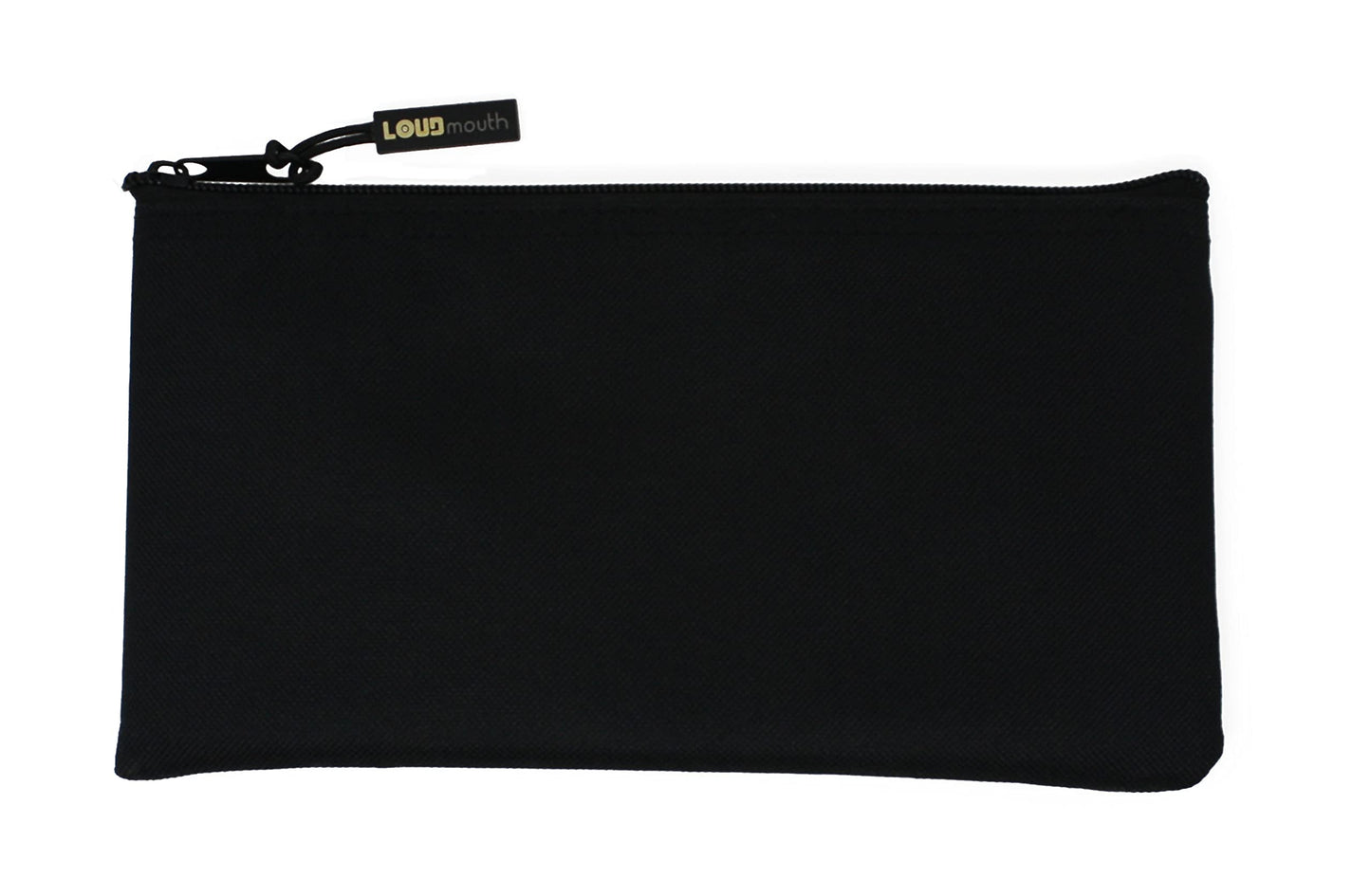 Loudmouth Zippered Pouch for Handheld Wired Microphones | Mic Bag | 9.25" x 5" (1 Pack)