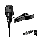 J K Pro Lavalier Lapel Microphone MIC-J 017 Unidirectional Condenser Microphone Compatible with Shure Wireless Transmitter Mini XLR Ta4f Plug