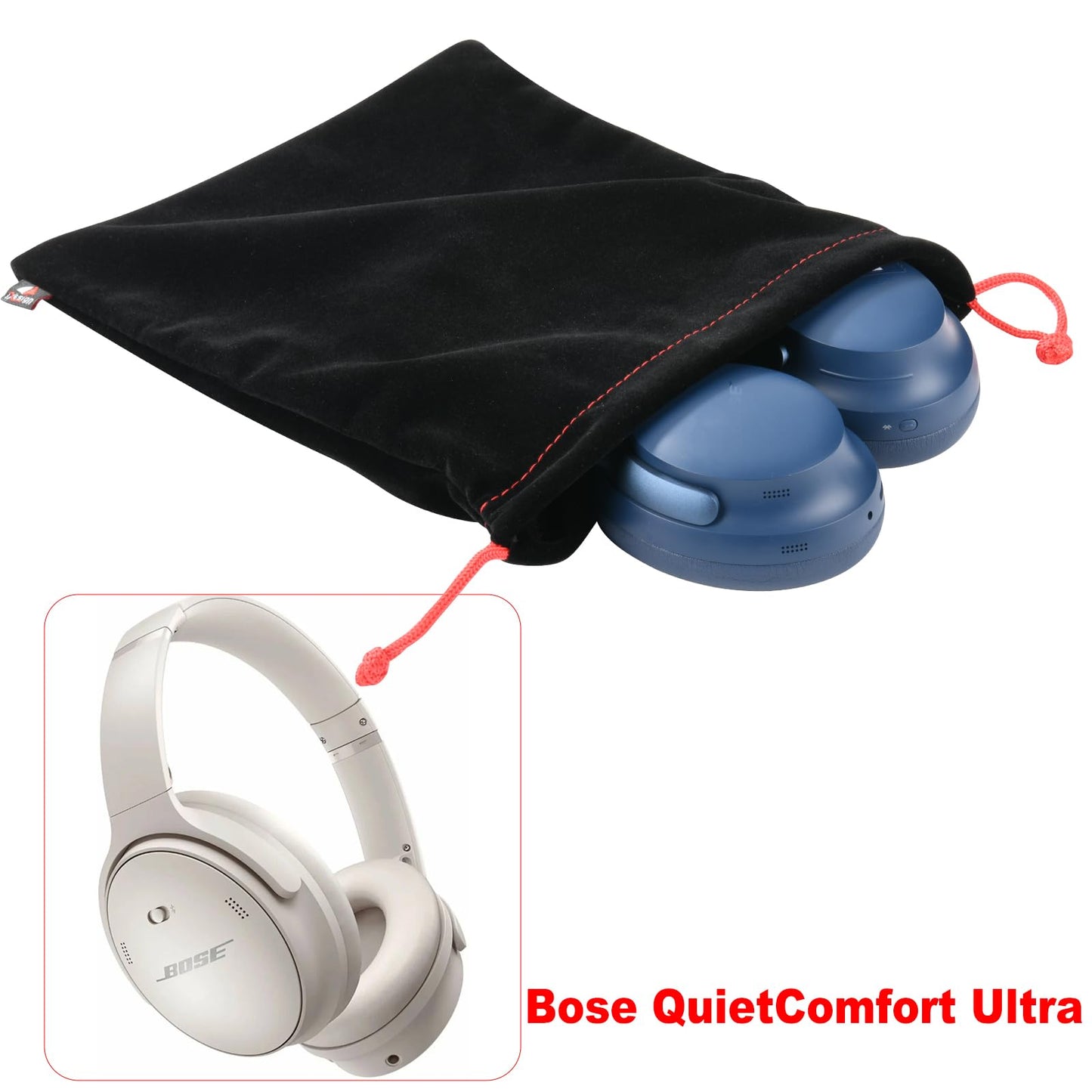 TXEsign Universal Headphone Protection Pouch Bag 11 x 9.25 in (Large)