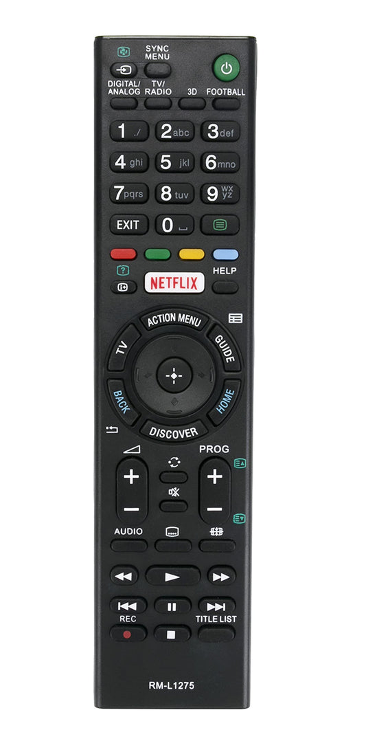 Universal Remote Control Replacement for All Sony TV LCD LED 3D HDTV Smart Bravia TVs, Replacement for RMT-TX200U RMT-TX200U RMT-TX102 RMT-TX100U