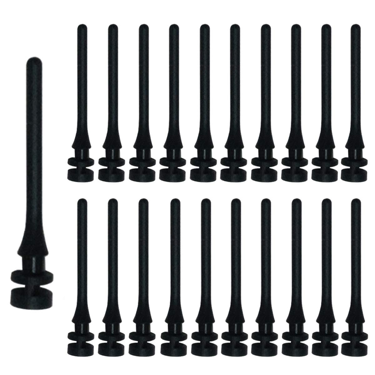Micro Connectors 20-Pack PC CPU/Case Fan Rubber Mounting Screws (43mm) (SCW-20RB43)