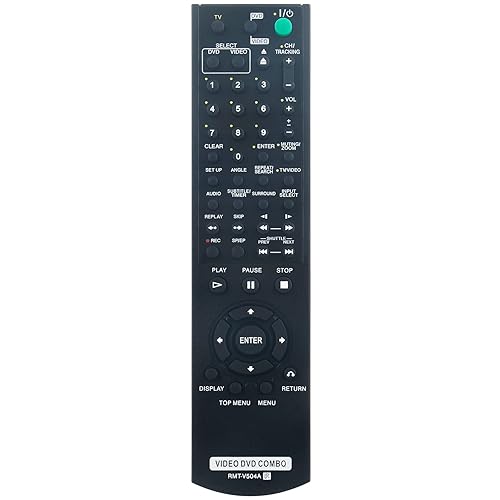 RMT-V504A Replacement Remote Control Applicable for Sony DVD Player SLV-D271P SLV-D281P SLV-D380P SLV-D100 SLV-D300P SLV-D370P SLV-D360P SLV-D201P