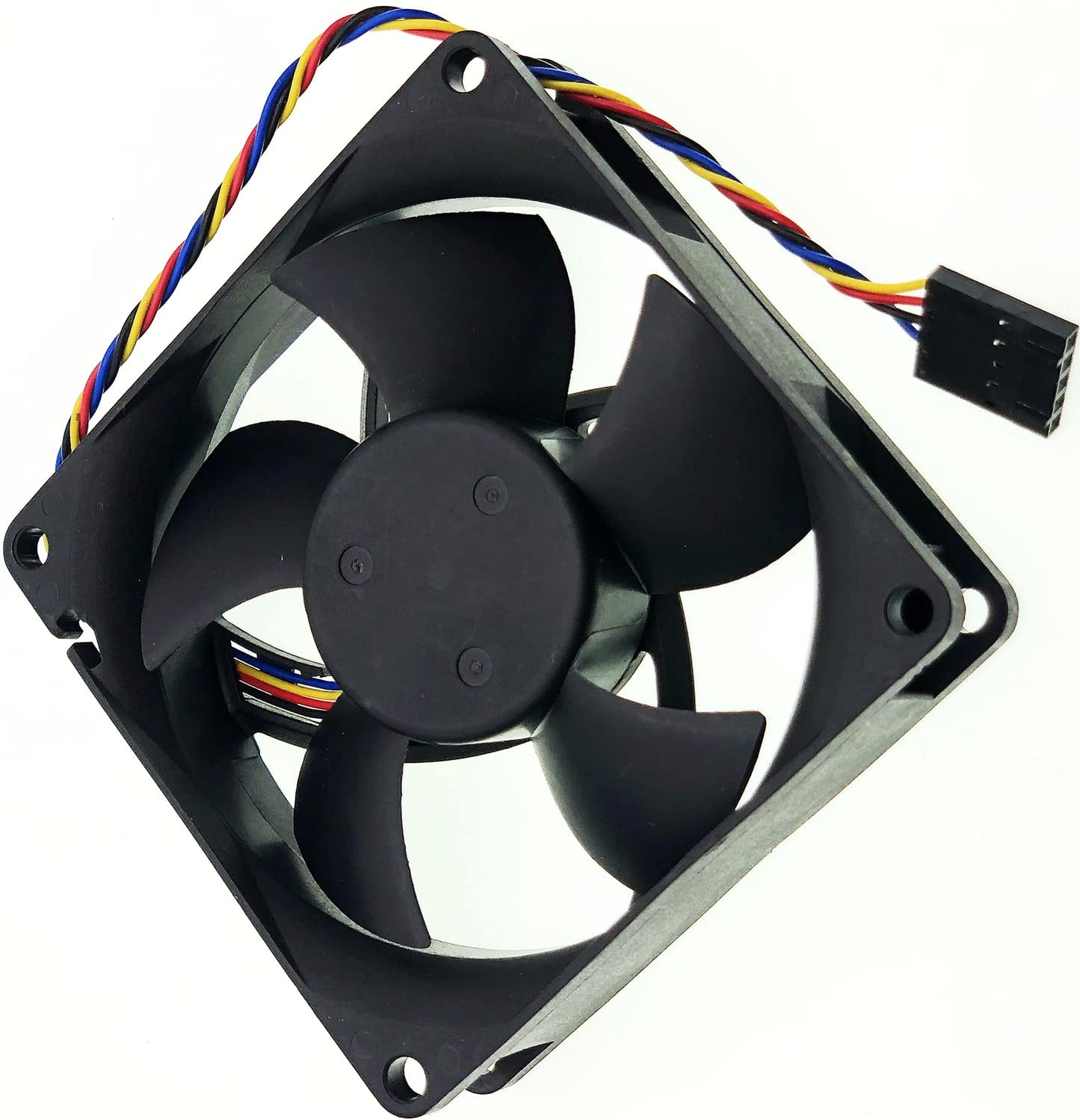 PVA080F12H 725Y7 Case Fan for Dell OptiPlex 390 790 990 SFF Chassis, 5-pin 4-Wire 4.32W DC 12V 0.36A, 80 * 80 * 20mm DC Brushless Fan