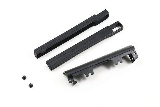 Replacement Hard Drive Caddy Cover + 7mm Isolation Rubber Rails for Dell Latitude E6540