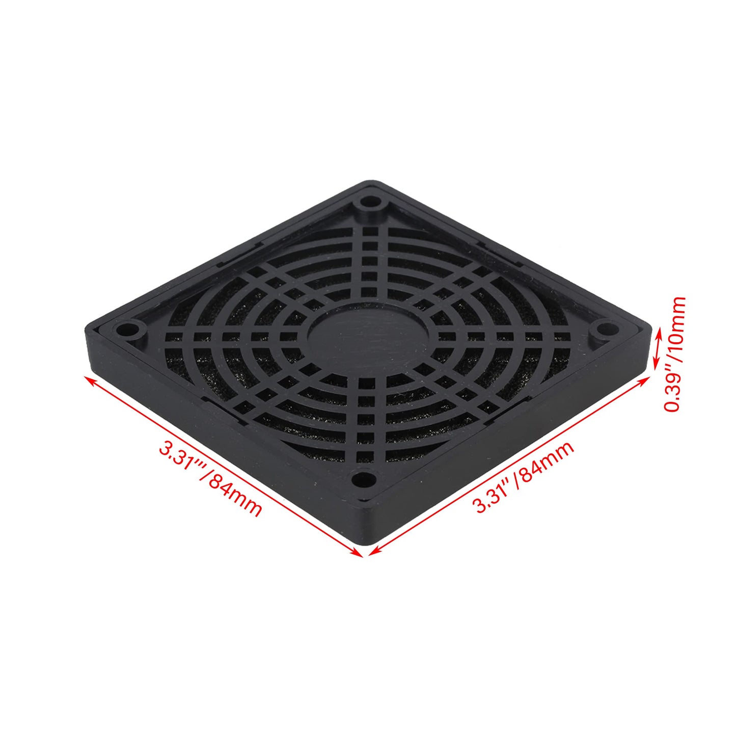 RDEXP Computer 80mm Fan Filter Grill Pack of 5