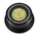 Turntable Disc Clamp, 50Hz Record Weight Stabilizer with Bubble for Record Player(Black)