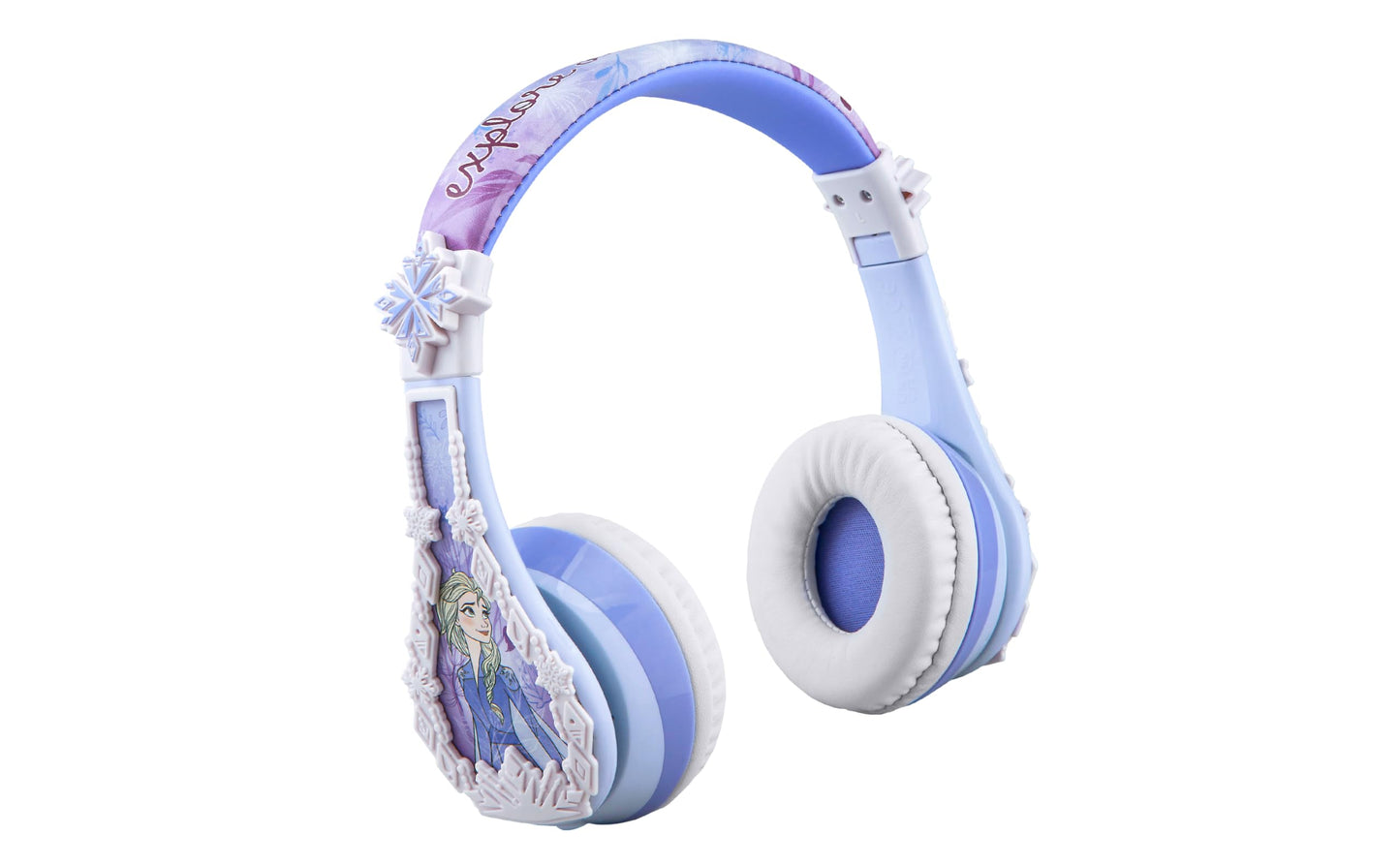 eKids Disney Frozen 2 Bluetooth Headphones with Microphone, Volume Reduced to Protect Hearing, Adjustable Wireless Headphones for School Home Travel…