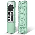 Fintie Protective Case for Apple TV Siri Remote 2021 2022 - Honey Comb Lightweight Anti Slip Shockproof Silicone Cover for Apple TV 4K / HD Siri
