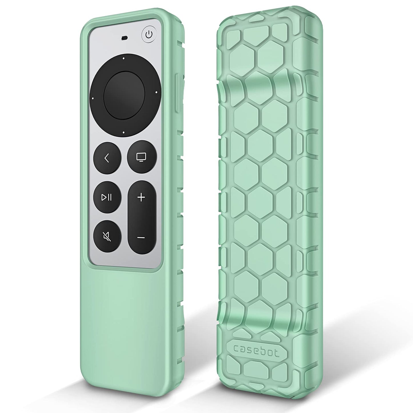 Fintie Protective Case for Apple TV Siri Remote 2021 2022 - Honey Comb Lightweight Anti Slip Shockproof Silicone Cover for Apple TV 4K / HD Siri