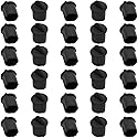 30 Pcs BNC Silicone Protectors Cap Female Port Cover Anti Dust Stopper Plug Cover Protector Cap,Style A,Black