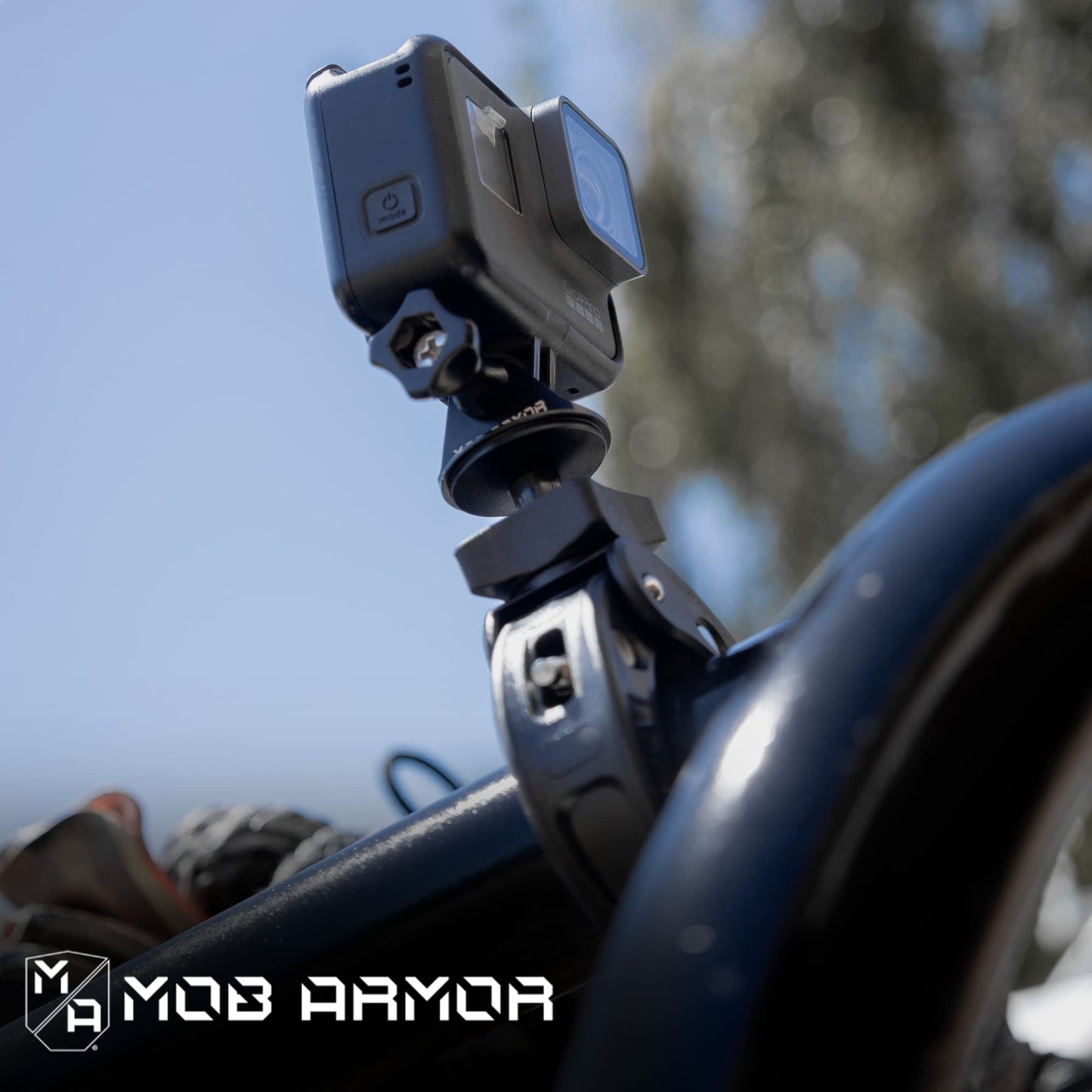 Mob Armor Action Camera Claw Mount, Camera Mount Clamp, Phone Clamp Mount Fits Circular or Square Tubing, Adjustable Clamp Claw Mount, Action Camera