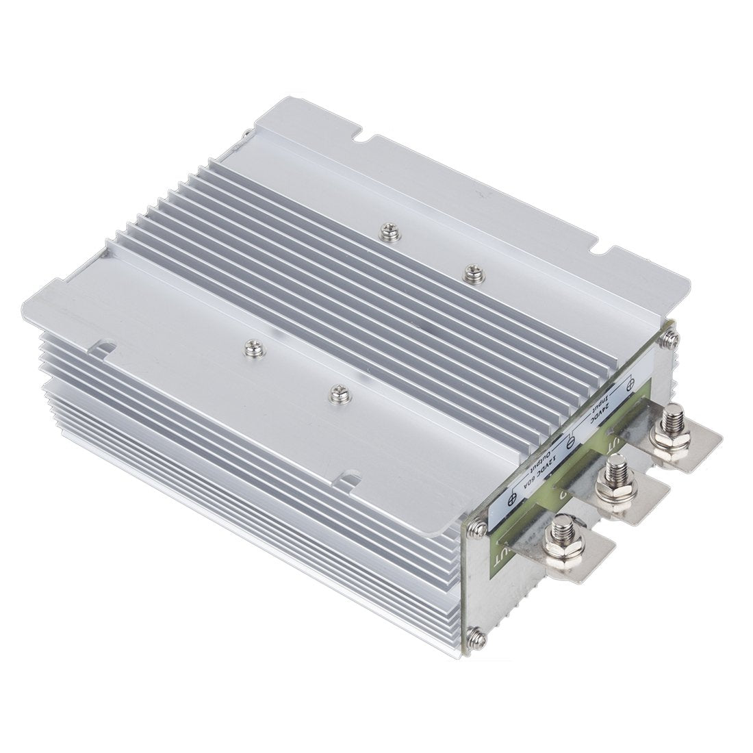 uxcell Voltage Converter Regulator DC 24V to DC 12V 60A 720W Truck Power Transformer
