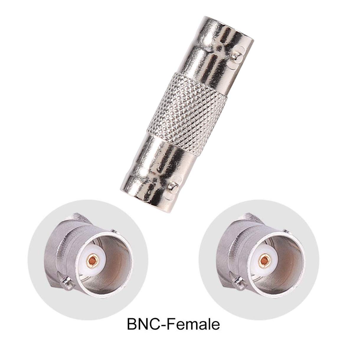 BeElion 20 Pack BNC Adapters, Mixed M/M F/F T-Type BNC Connectors, 50&75 Ohm Coaxial Couplers for CCTV, Satellite, Antenna & Amateur Radio