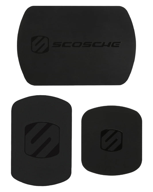 Scosche MAGRKI MagicMount Replacement Metal Plate Kit, Universal Metal Plates (Not Magnets) Required for Magnetic Phone Holders for Car, Compatible
