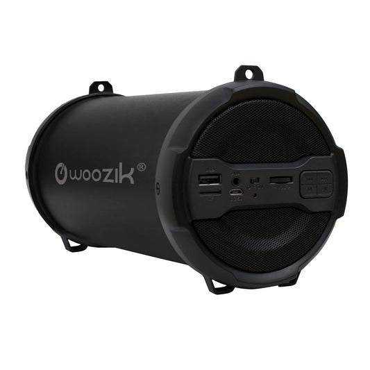 WOOZIK Rockit Go / S213 Bluetooth Speaker, Wireless Boombox Indoor/Outdoor with FM Radio,Micro SD Card, USB, AUX 3.5mm Support, Rechargeable Battery