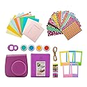 Focus instax Mini 7-in-1 Accessory Bundle for Fujifilm Mini 11/9 / 8/8 Plus Instant Cameras (Purple)