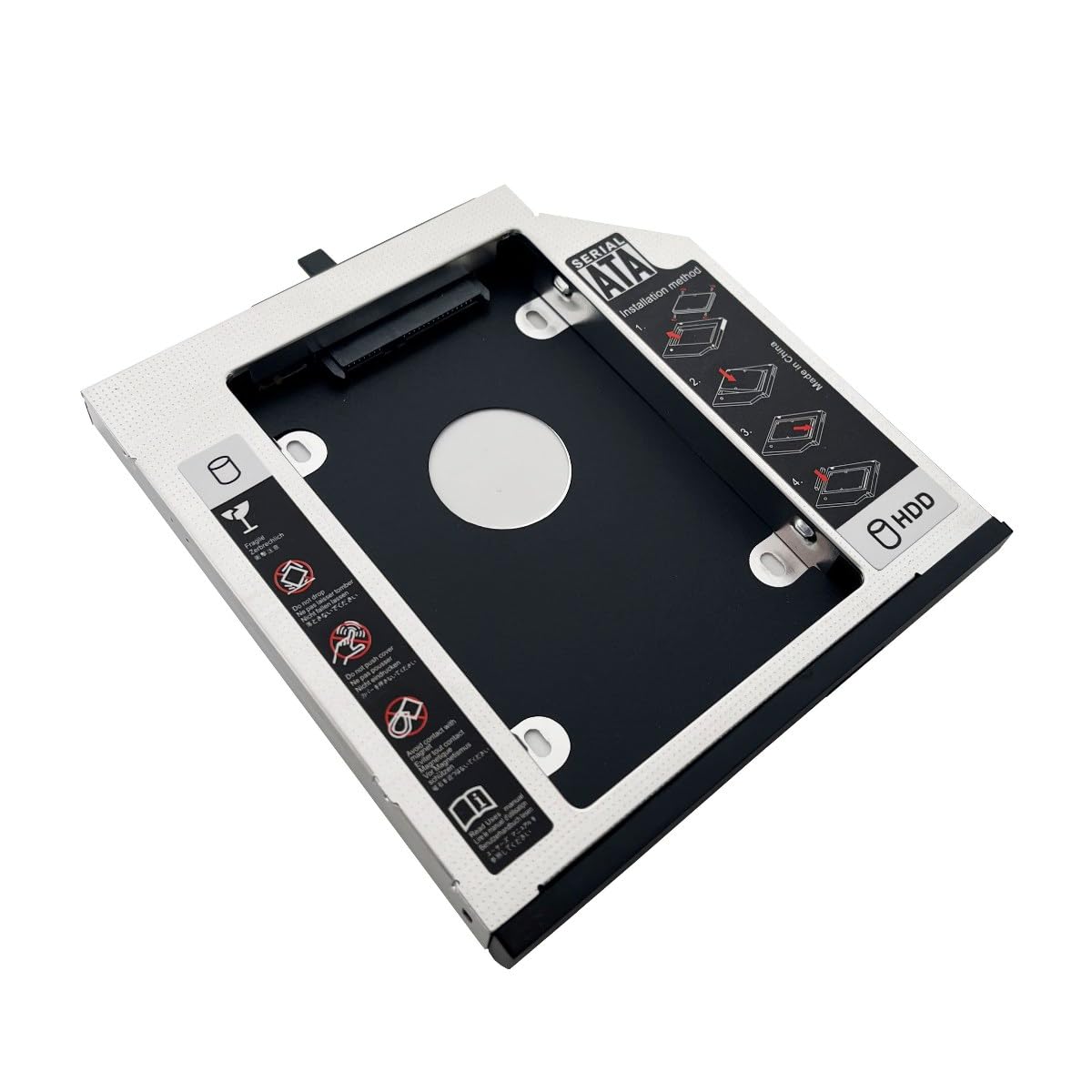 2nd HDD SSD Hard Drive Optical Bay Caddy Frame Tray Bracket for Lenovo Thinkpad R400 T420i T430i T510i T520i T530i R500 W700 W700ds W701 W701ds