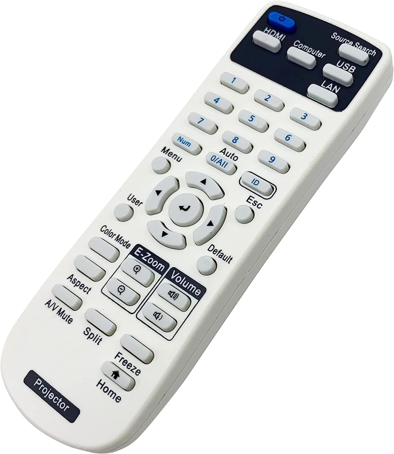 219863500 Replacement Remote Control for Epson BrightLink 725Wi/ 1485Fi, EX3280, EX9230, Home Cinema 880, PowerLite 118/ 119W/ 982W, Pro EX7280, Pro