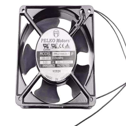 for PM1238HA1B-7 AC100-120V 0.21A 12CM 12038 2-Wire Inverter Cooling Fan