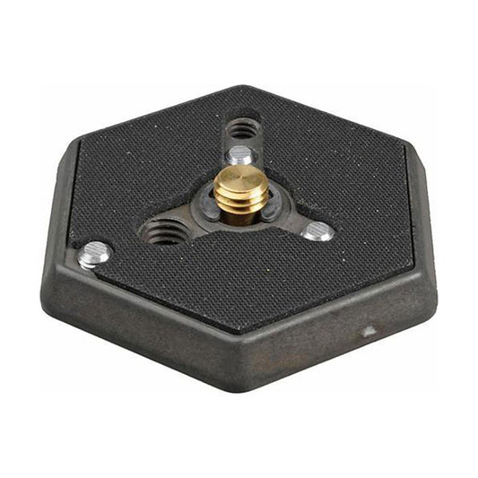 Manfrotto 130- 38 Hexagonal Quick Release Mounting Plate with 3/8-Inch Thread and Flush Mount Screw