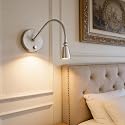 HomeFocus Bedside Wall Light,Eye-Caring LED Reading Wall Lamp,Dimmable Wall Light,Wall Sconces