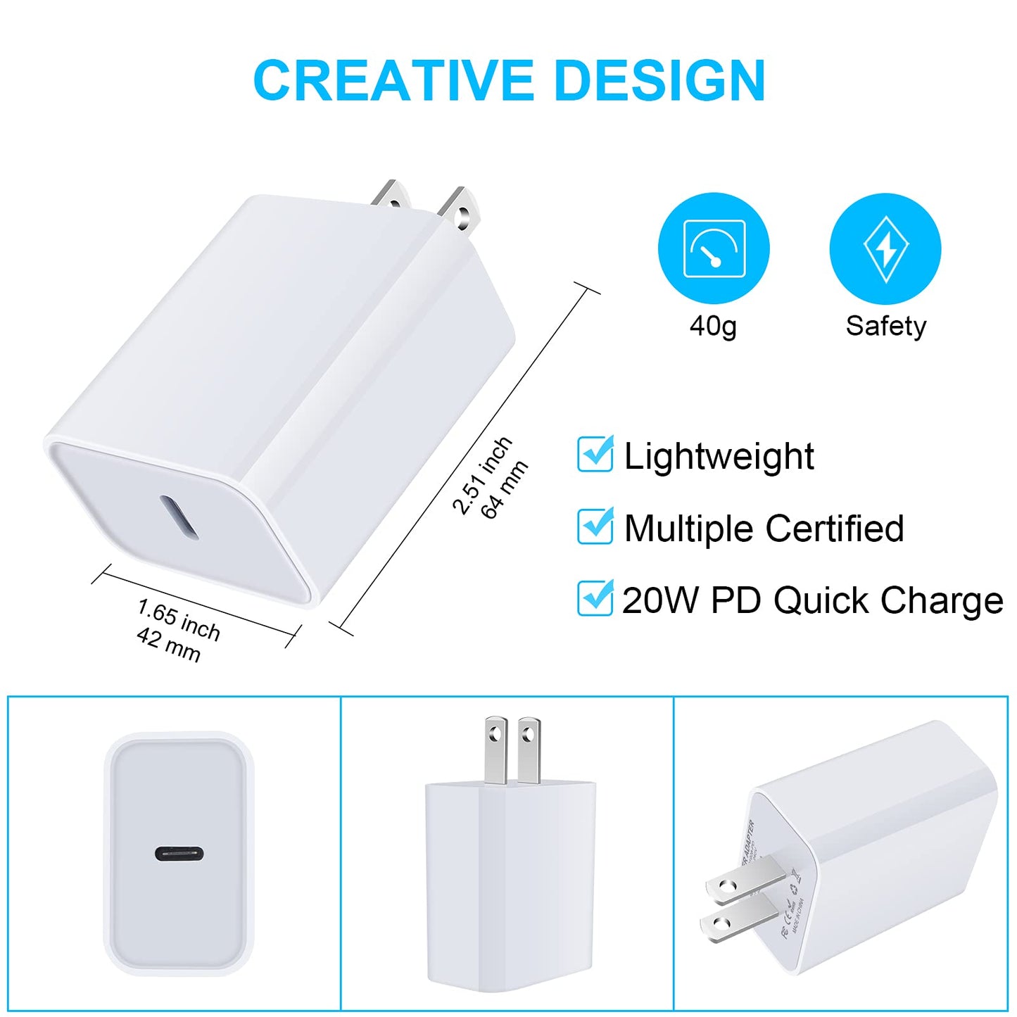 USB C Fast Charger for Google Pixel 10a 10 Pro XL 9a 9 Pro XL Fold 9 8a 8 Pro 7a 7 7Pro 6 6Pro 6a 5 4 4a 4XL 3a 3XL 2XL, Samsung Galaxy A16 A15 S26