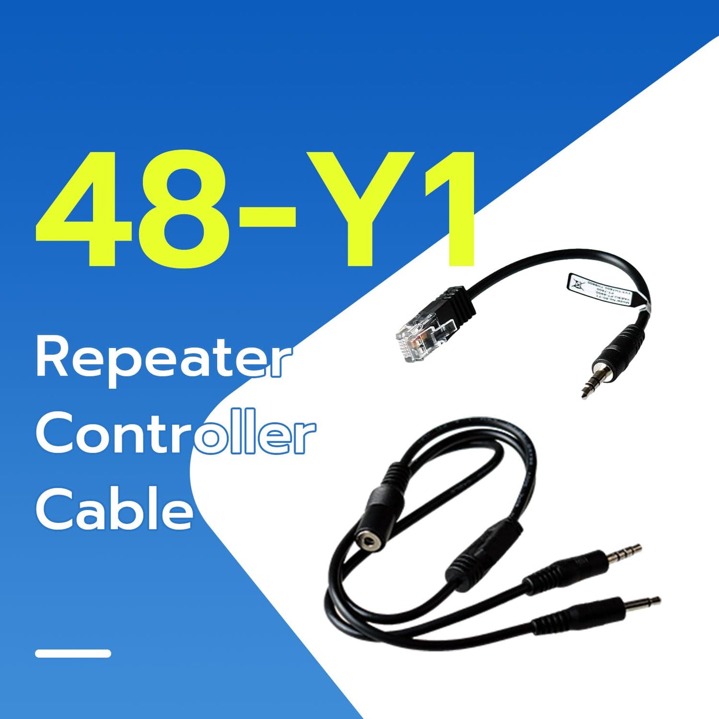 Gam3Gear 48-Y1 Repeater Controller Cable for YAESU BAOJIE TYT Mobile FT-2800 T-8800 FT-7800 Radio Walkie Talkie